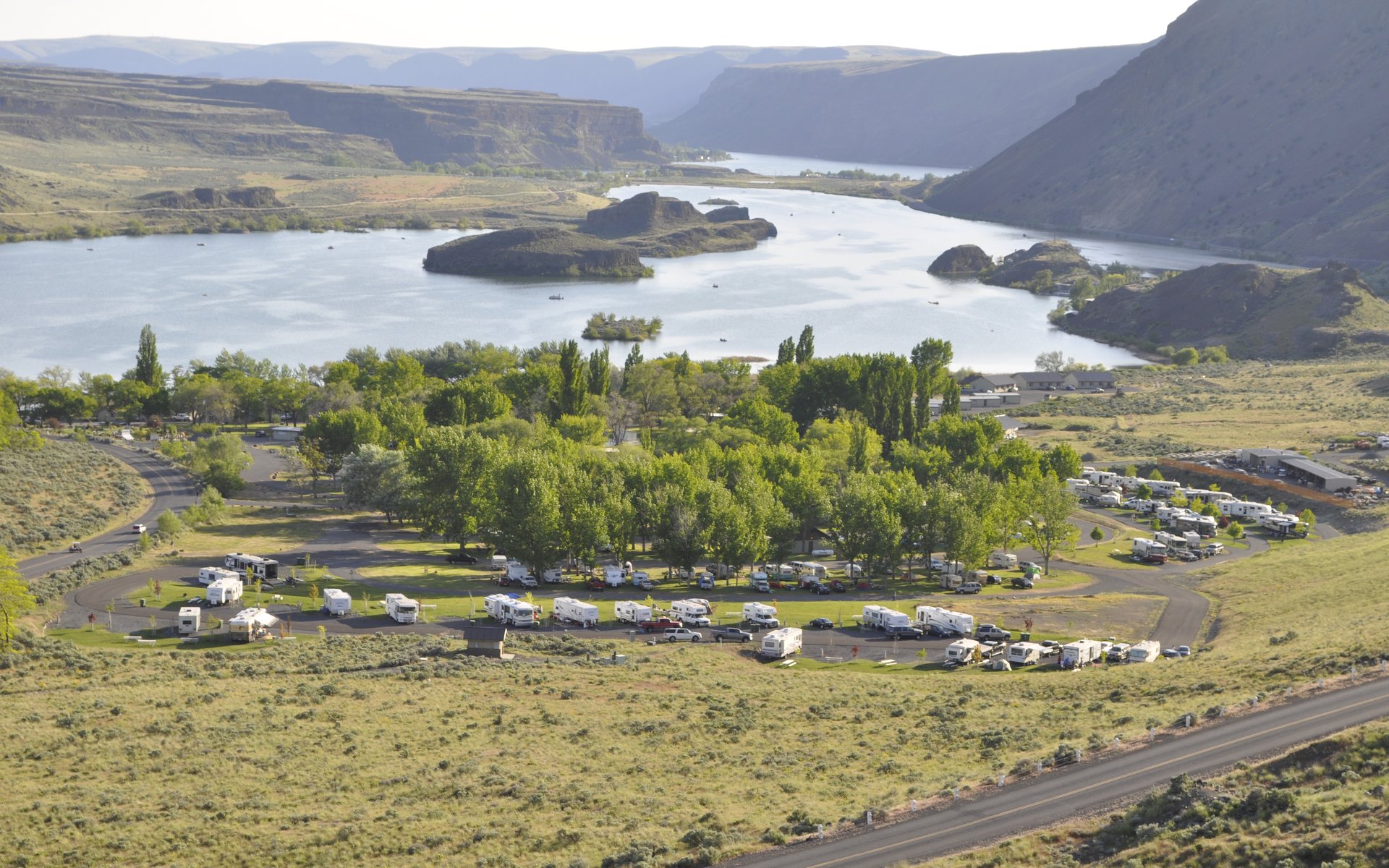 Sun Lakes Park Resort aerial view